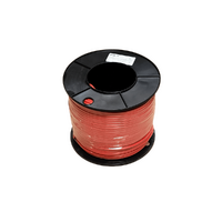 100m Roll of 8B&S (7.9mm²) Red Single Core Automotive Cable