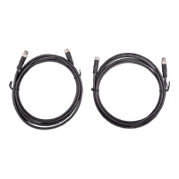 Victron M8 Circular Connector Male/Female 3 Pole Cable 2m (Bag of 2)