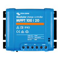 Victron 12/24/48V 20A BlueSolar MPPT 100/20 Non-Bluetooth Solar Charge Controller