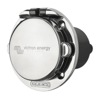 Victron Power Inlet stainless steel with cover 32A/250Vac (2p/3w)