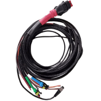 Wakespeed WS500 P-type wiring harness with M12 connector for NMEA2000 connection