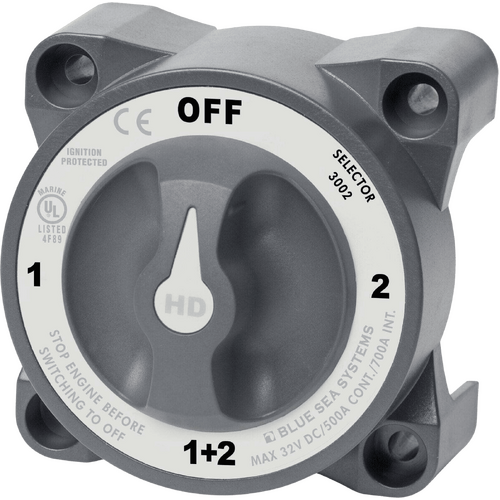 Blue Sea Switch Battery HD Selector w/AFD