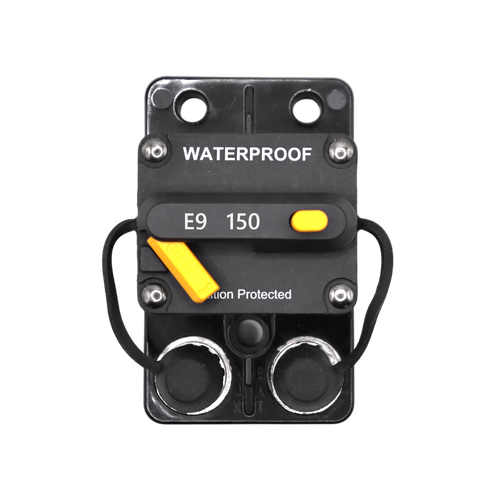 Exotronic 150A Surface Mount Waterproof DC Circuit Breaker - Side by Side