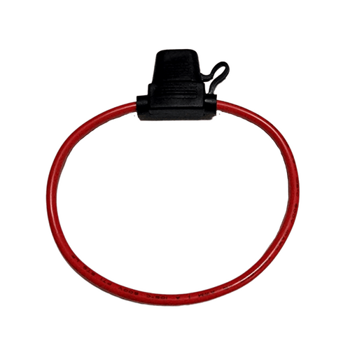 Exotronic Inline Standard Blade Fuse Holder | 10AWG Tinned Copper