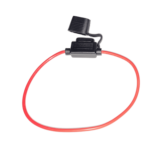 Exotronic Inline Standard Blade Fuse Holder | 14AWG Tinned Copper