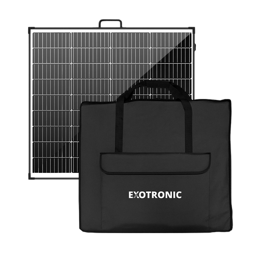 Exotronic 200W Portable Folding Solar Panel - No Controller