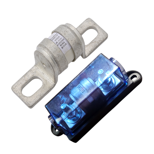 Exotronic 400A High-Interrupt MEGA-Style Ceramic Fuse w/ Holder 