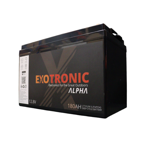 Exotronic 12V 180Ah Alpha IP67 Smart Bluetooth Lithium Battery