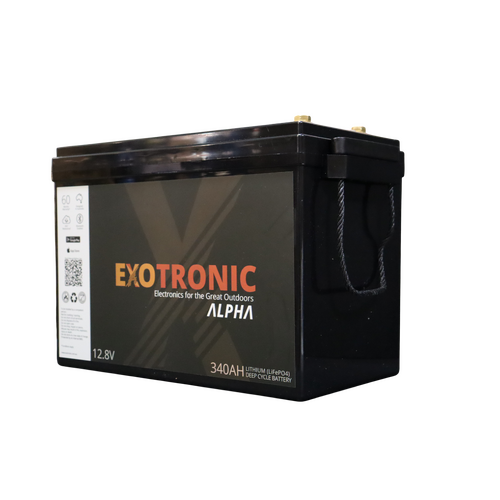 Exotronic 12V 340Ah Alpha IP67 Smart Bluetooth Lithium Battery