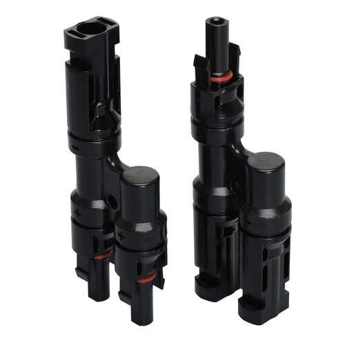 Exotronic 2 to 1 'h' Branch Solar Connector Pair