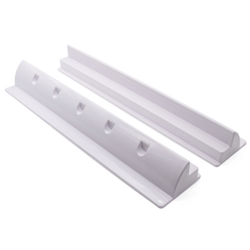 Exotronic 680mm White Long ABS Solar Bracket Pair