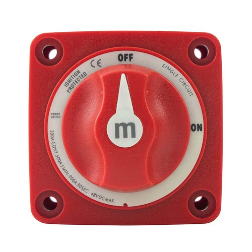Exotronic 300A Red On Off Battery Switch
