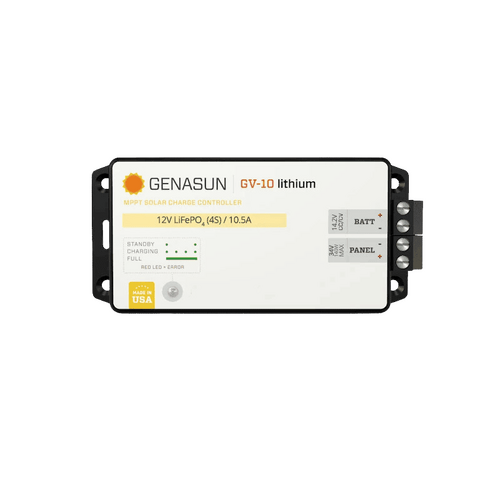 Genasun 10.5A MPPT 12V Lithium Solar Charge Controller