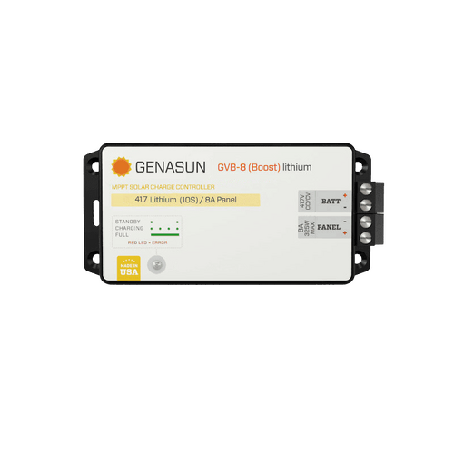 Genasun 8A MPPT 36V Voltage Boost (41.7V Lithium) Solar Charge Controller