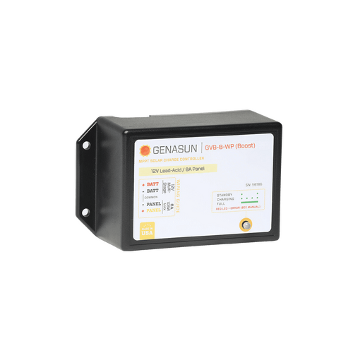 Genasun 8A MPPT 12V Voltage Boost (Lead-Acid) - Waterproof Solar Charge Controller