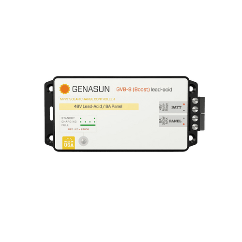 Genasun 8A MPPT 48V Voltage Boost (Lead-Acid) Solar Charge Controller