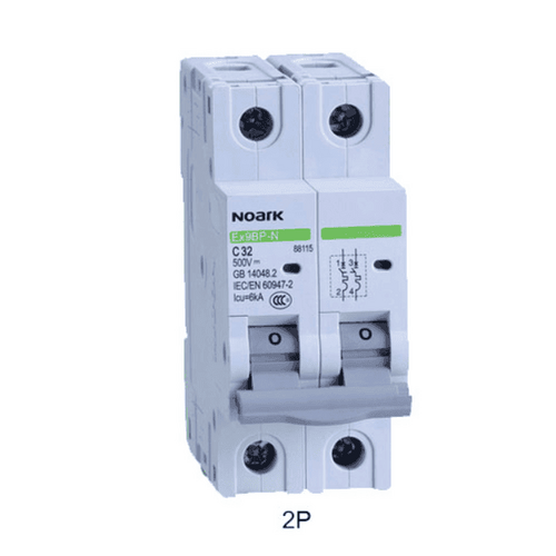 Noark 10A 2-Pole 360V Non-polarised DC Solar Circuit Breaker