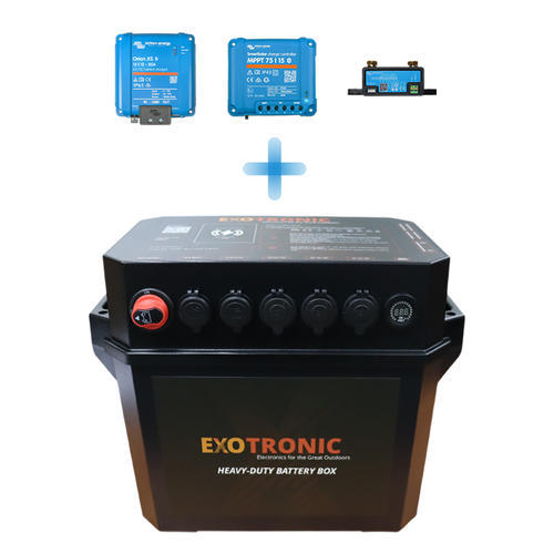 Exotronic Pre-wired Orion XS + SmartSolar + SmartShunt Battery Box