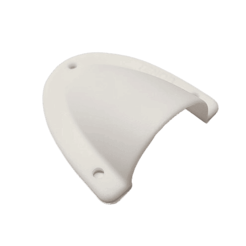 Medium White Clamshell Cable Entry Cover 