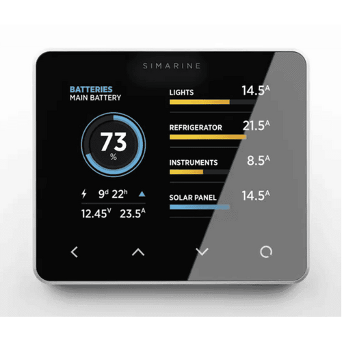 Simarine Pico Display Stand Alone (Surface Mount) Silver