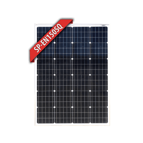 Enerdrive 150W Fixed Mono Black Frame Solar Panel Square