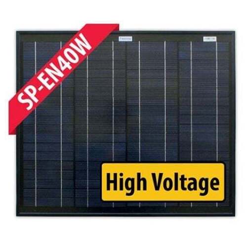 Enerdrive 40W Fixed Mono Black Frame Solar Panel - 24V