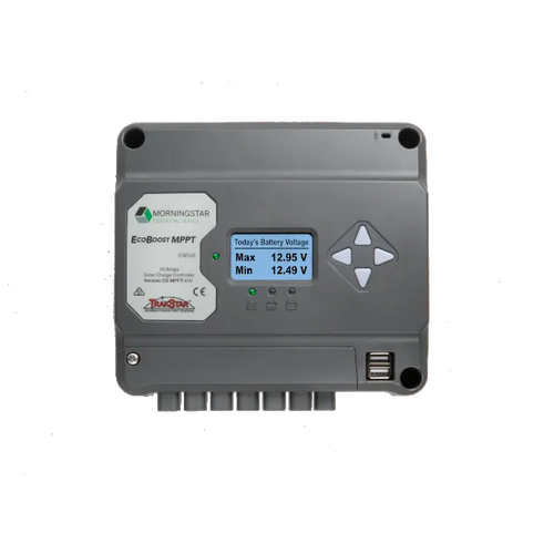 Morningstar EcoBoost MPPT 40amp Solar Charge Controller w/Meter 