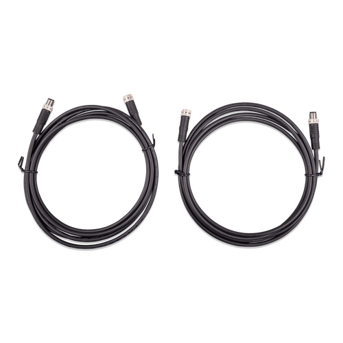 Victron M8 Circular Connector Male/Female 3 Pole Cable 2m (Bag of 2)