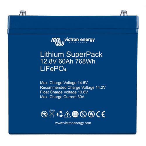 Victron 12V 60Ah SuperPack M6 Lithium Battery