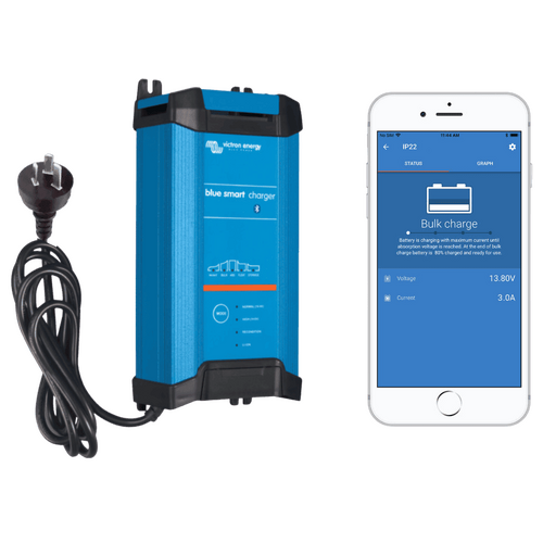 Victron 24V 16A Blue Smart IP22 24/16 AU/NZ Battery Charger