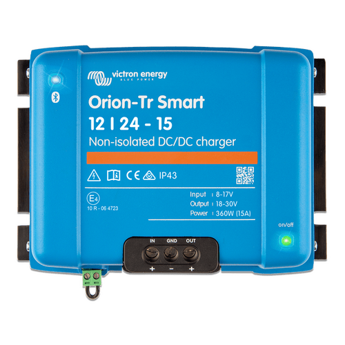 Victron 12V to 24V Orion-Tr Smart 12/24-15A Non-isolated DC-DC Charger