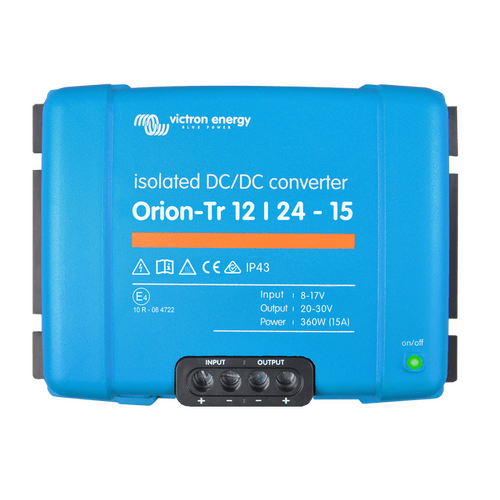Victron 12V to 24V Orion-Tr 12/24-15A (360W) Isolated DC-DC Converter