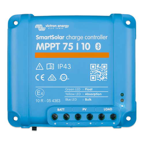 Victron 12/24V 10A SmartSolar MPPT 75/10 Bluetooth Solar Charge Controller