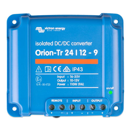Victron 24V to 12V Orion-Tr 24/12-9A Isolated DC-DC Converter