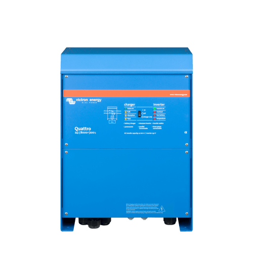 Victron 24V 8000VA Quattro 24/8000/200-100/100+50A Aux Inverter/Charger