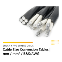 Cable Size Conversion Tables | mm / mm² / B&S/AWG