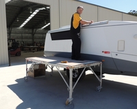 Custom solar panels for camper manufacturer
