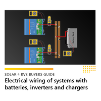 Electrical wiring of systems with batteries, inverters and chargers